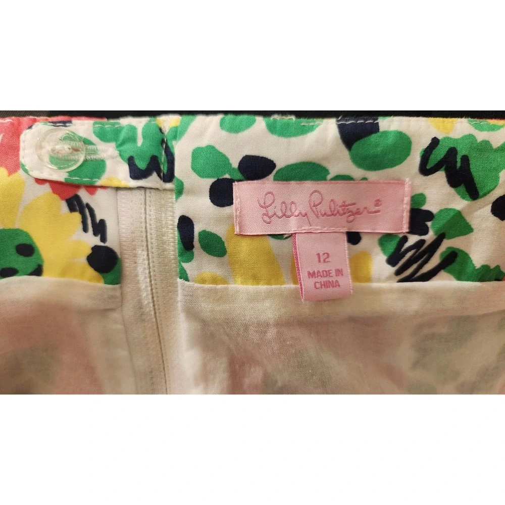 Lilly Pulitzer lined‎ junior size 12 skirt